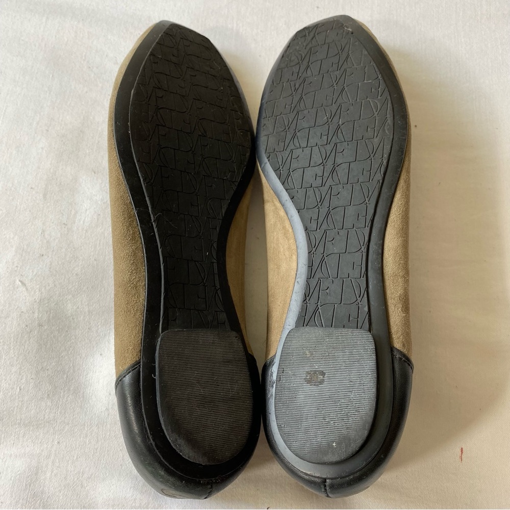 DVF Diane Von Furstenberg suede ballet flats size 7.5 Casual Elegant Everyday - Picture 6 of 9